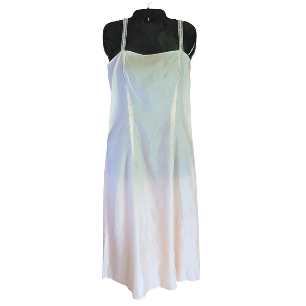 Cachet by Bari Protas Slip Dress M Sheer Vintage Nightgown Romantic Balletcore